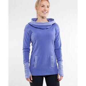 Lululemon Womens Apres Run Lightweight Persian Purple Pullover Hoodie - Size 8